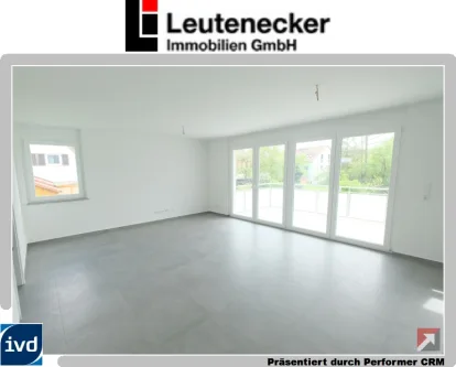 Wohn-Esszimmer - Wohnung kaufen in Remseck - Hochwertiger Innenausbau und sofort bezugsfertig: Attraktive 4-Zimmer-Neubauwohnung
