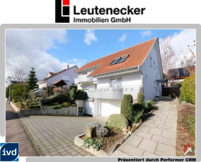 Hausansicht - Haus kaufen in Remseck - Detailliert geplantes Zweifamilienhaus in erstklassiger Lage von Aldingen
