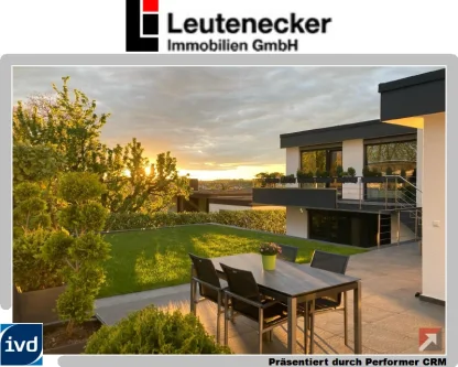 Sonnenuntergang - Haus kaufen in Remseck - Traumhaftes Domizil für Genießer: Hochwertig, exklusiv und mit Panoramablick