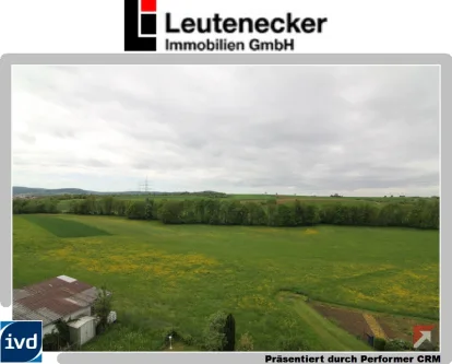 Panoramablick über Wiesen und Felder - Wohnung kaufen in Leutenbach - Freier Blick über Wiesen und Felder