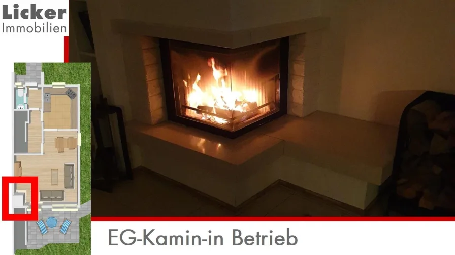 EG-Kamin-in Betrieb