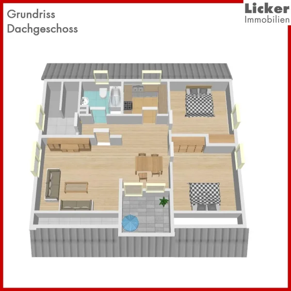 Grundriss-Dachgeschoss