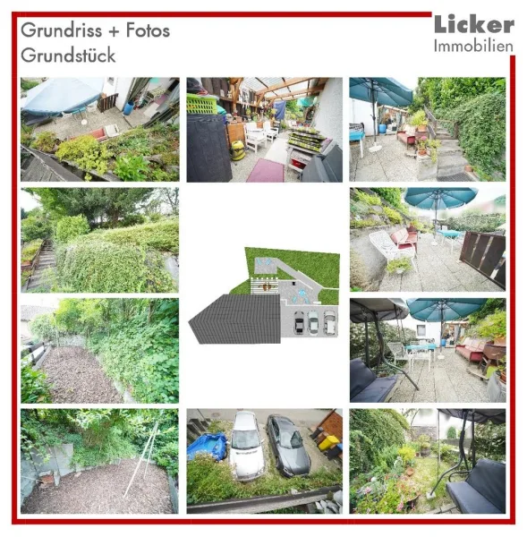 Grundriss - Fotos - Grundstück