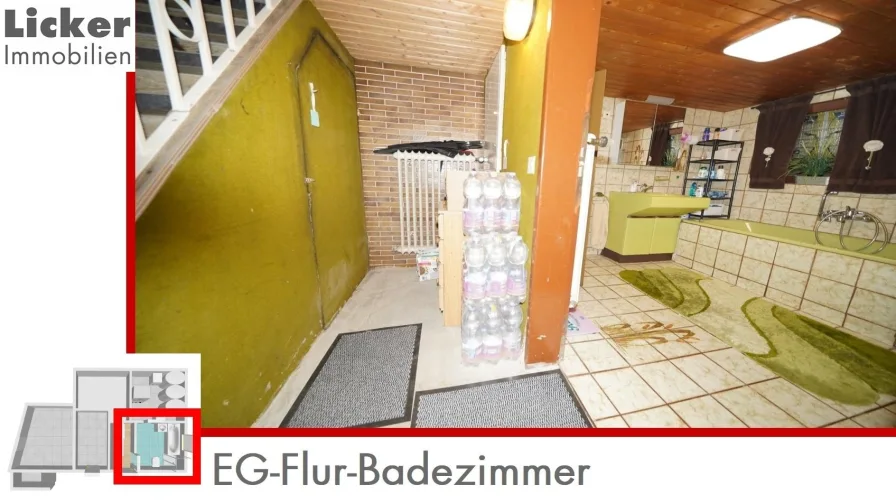 EG-Flur-Badezimmer