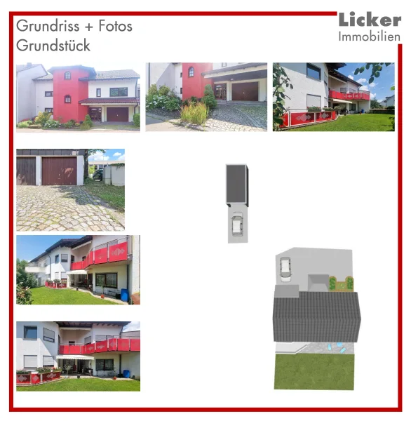 Grundriss + Fotos - Grundstück