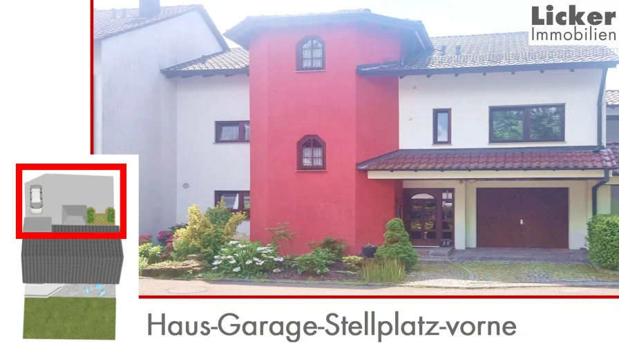 Haus-Garage-Stellplatz vorne