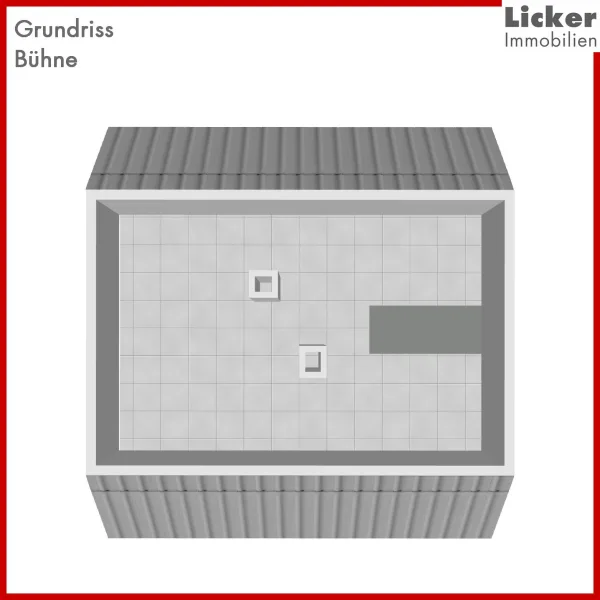 Grundriss-Bühne