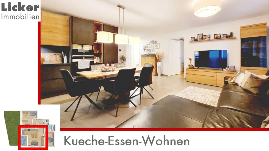 Küche-Essen-Wohnen