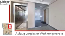 Aufzug-verglaster-Wohnungsvorplatz