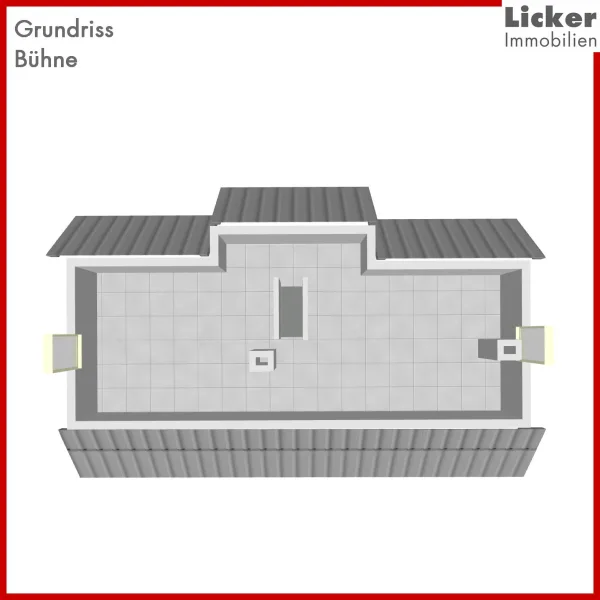 Grundriss-Bühne