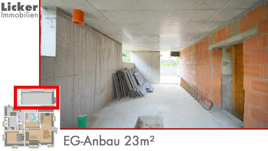 EG-Anbau 23m²