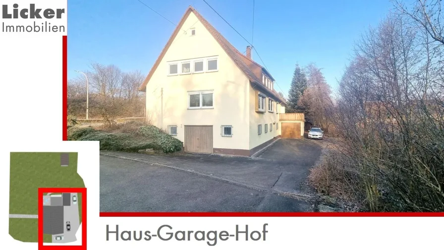 Haus-Garage-Hof