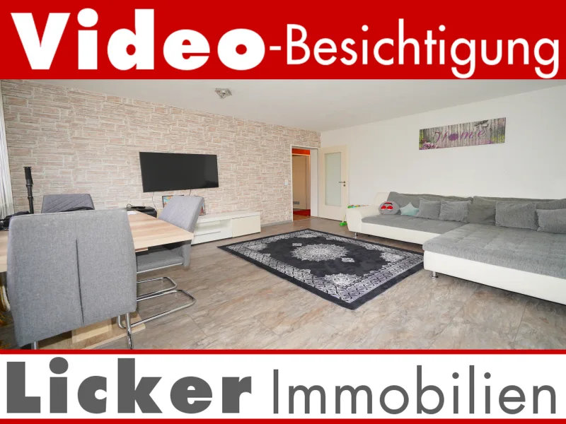 Wohn-Essbereich - Wohnung kaufen in Leutenbach - * 4 Zi.-Gartengeschoss-Whg. mit 130m² Terrassen- und Gartenfläche.