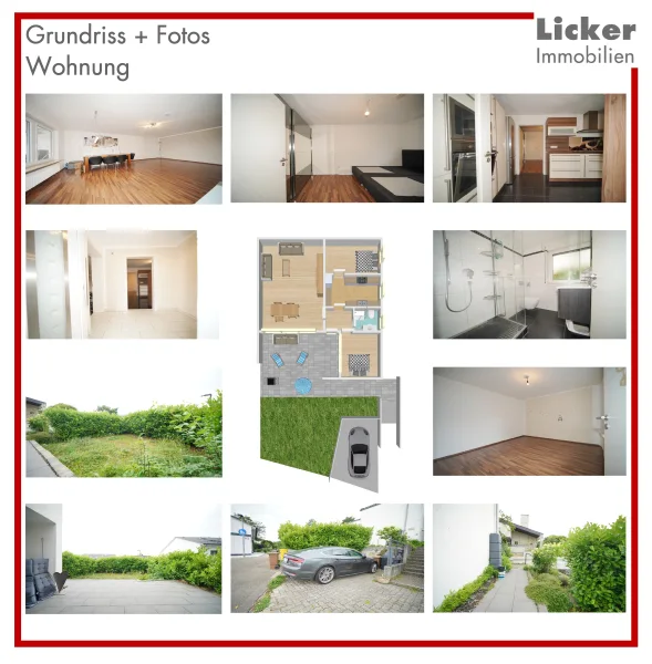 Grundriss + Fotos - Wohnung