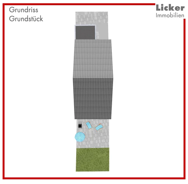 Grundriss-Grundstück