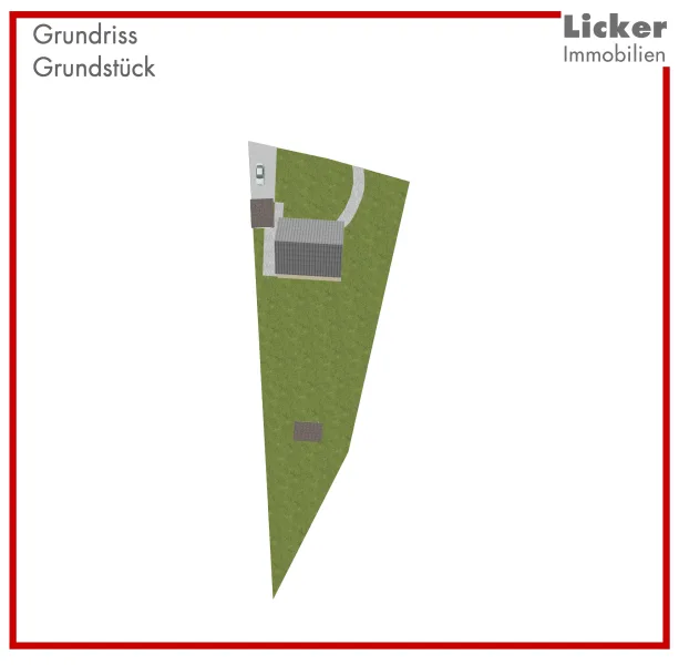 Grundriss-Grundstück