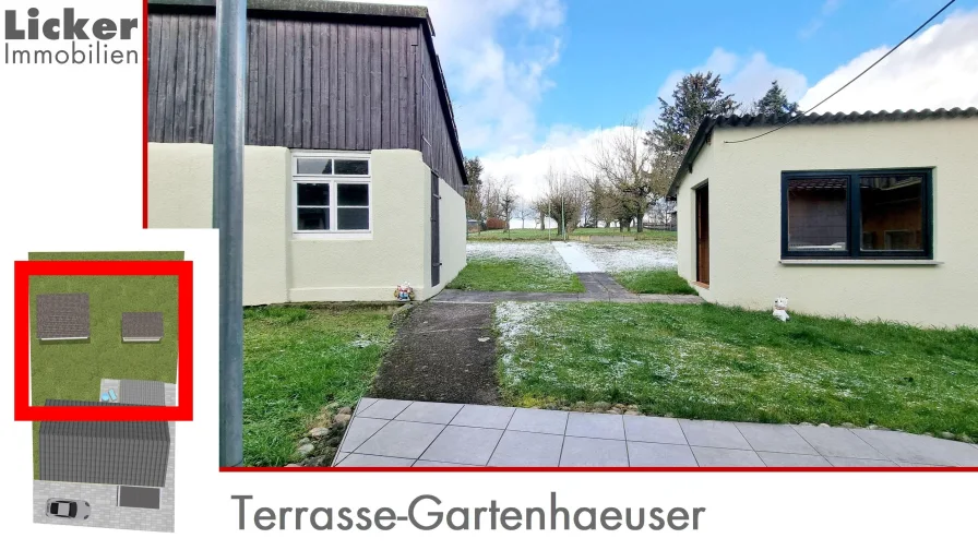 Terrasse-Gartenhaeuser