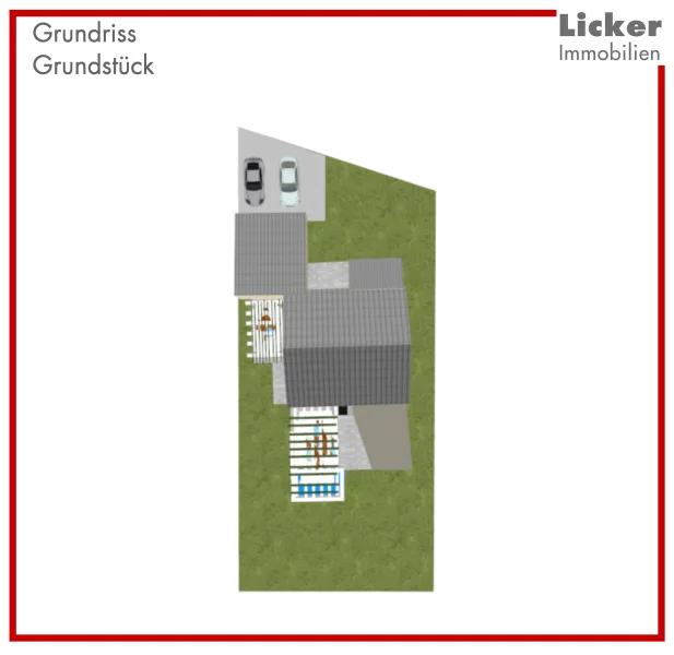 Grundriss-Grundstück