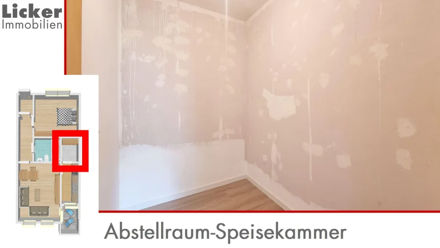 Abstellraum-Speisekammer