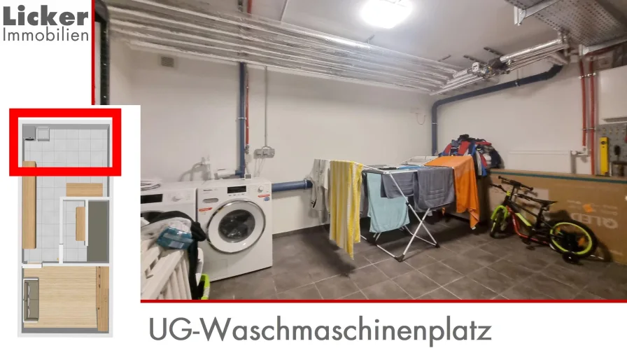 UG-Waschmaschinenplatz