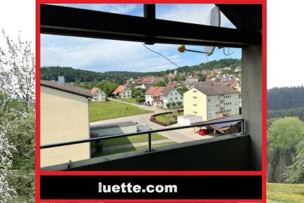 Balkon - Wohnung mieten in Lottstetten - 2 1/2-Zi-Whg, oberste Etage, Balkon, überdacht