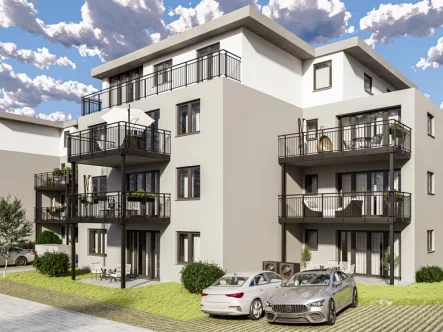 Ansicht  - Wohnung kaufen in Gernsbach - Ensemble "Alter Schuhhof" Haus AIdeal für Singles oder Paare - projektierte 2 Zi.-ETW in Gernsbach!