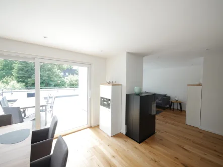 Wohn-Essbereich - Wohnung mieten in Olsberg - Bigge - Helle Penthousewohnung mit Blick insGrüne