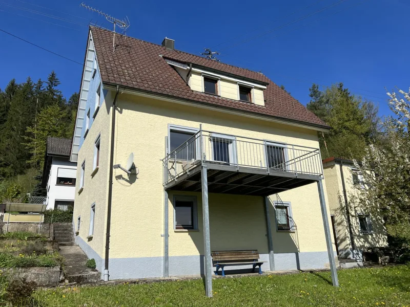 Gartenansicht - Haus kaufen in Oberndorf am Neckar - Leben, wo das Herz schlägt: Ihr neues Zuhause in Oberndorf-Aistaig!