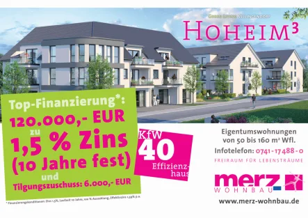 KfW40 - Förderung - Wohnung kaufen in Villingendorf - Hoheim³. Green Living - Günstige Förderdarlehen nutzen!