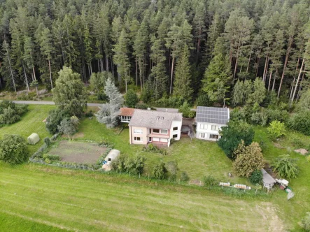 Ansicht - Haus kaufen in Sankt Georgen im Schwarzwald - Kleines, sonniges Paradis am Waldrand !