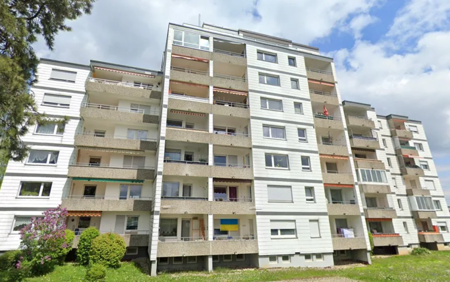 Ansicht - Wohnung kaufen in Oberndorf am Neckar - Moderne 2-Zimmerwohnung mit sonnigem Südbalkon – Ihr neues Zuhause!