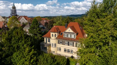 Ansicht - Haus kaufen in Rottweil - Arbeiten und Wohnen in repräsentativer Stadtvilla