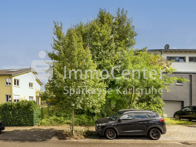 Außenansicht - Grundstück kaufen in Karlsruhe / Hohenwettersbach - Sichern Sie sich eines der letzten verfügbaren Baugrundstücke in Top-Lage!