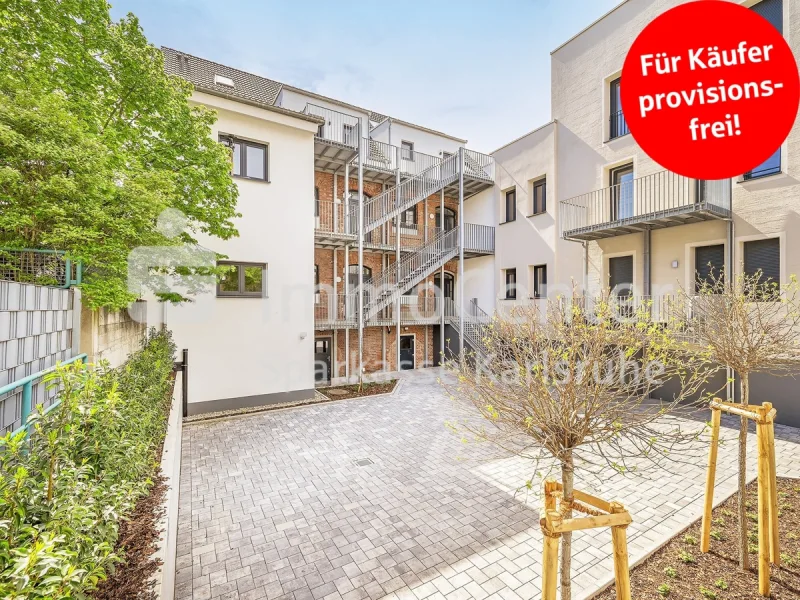 Außenansicht - Wohnung kaufen in Rastatt - Wohnen mit besonderem Flair! Industrial Loftwohnung trifft auf Charme der Vergangenheit