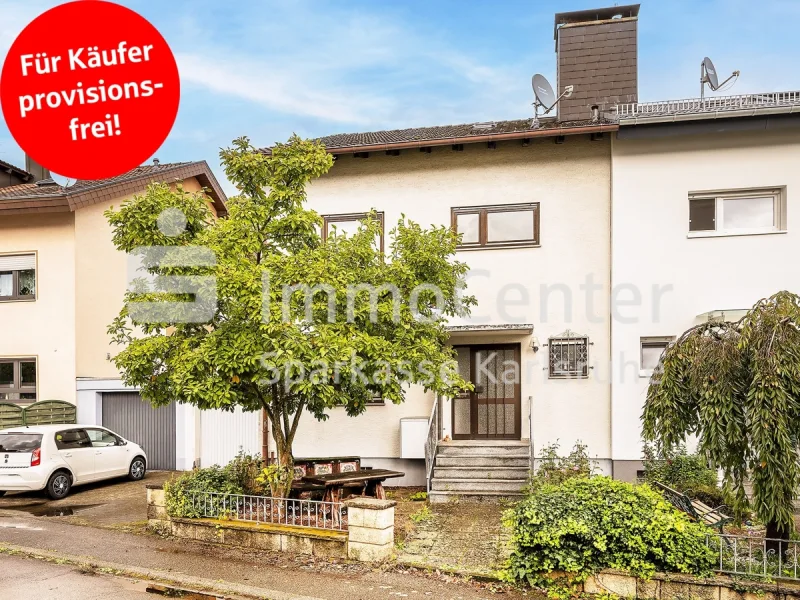 Außenansicht - Haus kaufen in Durmersheim - Ideal für die Familie mit KindernDoppelhaushälfte mit Garage in schöner Lage in Durmersheim