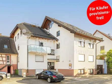 Außenansicht - Wohnung kaufen in Karlsbad - Ideal für Selbstbezieher oder Kapitalanleger, schöne 2,5-Zi-Maisonette-Wohnung in Karlsbad Spielberg