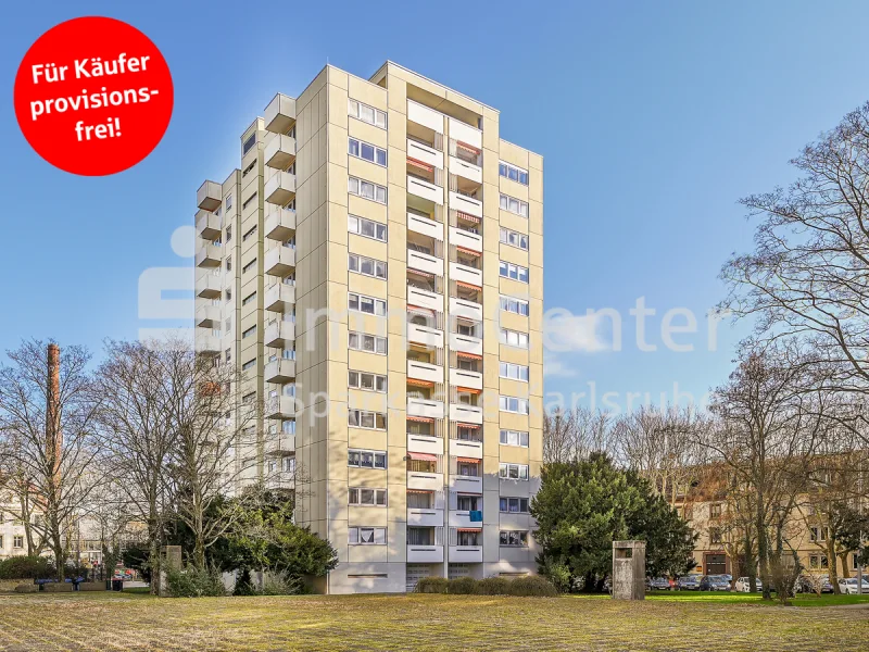 Außenansicht - Wohnung kaufen in Karlsruhe-Durlach - Tolle, modernisierte 3-Zi-Eigentumswohnung mit TG-Stellplatz in perfekter Infrastruktur in Durlach