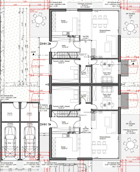 Beispiel Doppelhaus EG