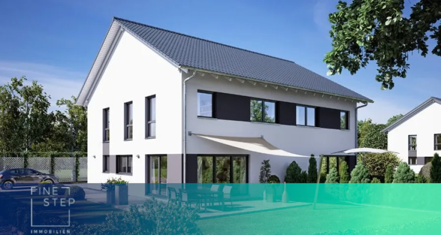 FINESTEP Immobilien GmbH - Haus kaufen in Dachau - In perfekter Stadtwaldrand Lage, - Ihre neue Doppelhaushälfte - Planen Sie mit!