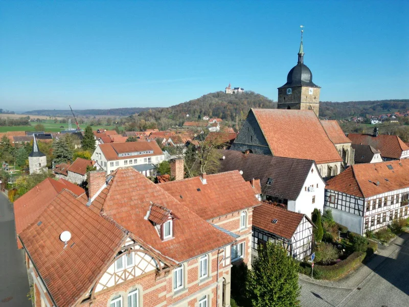 Toller Blick zur Veste Heldburg