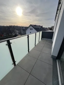 Balkon  - Wohnung mieten in Ettenheim - Die perfekte Seniorenwohnung in Ettenheim - 2-Zimmer Wohnung mit Balkon und TG-Stellplatz