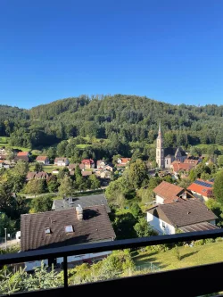 Ausblick Balkon - Haus kaufen in Ettenheim - Traumhafter Blick - Einfamilienhaus mit ausgebautem UG-Wohnraum, Hanggarten und Garage in Ettenheim-Ettenheimmünster