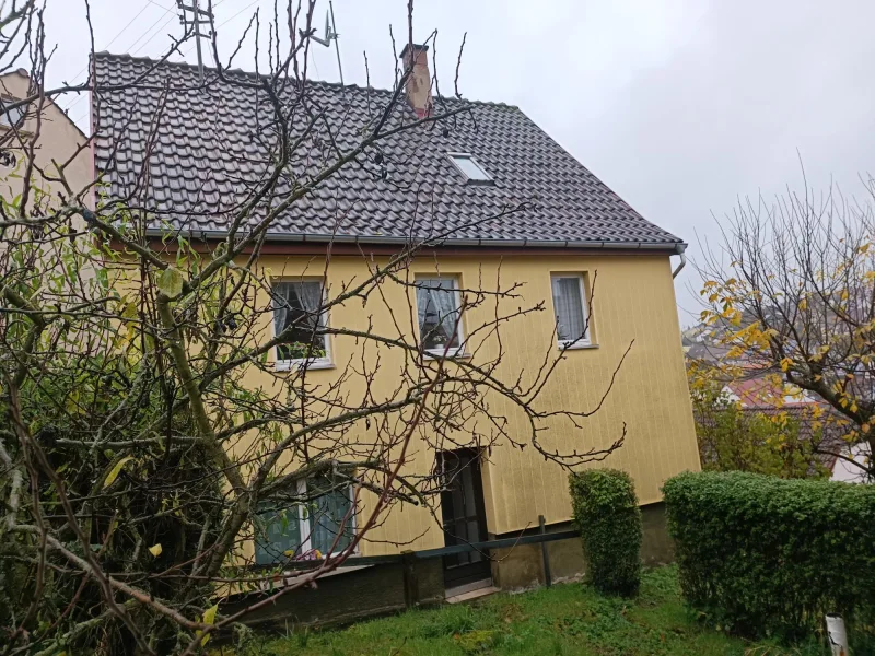 Außenansicht - Haus kaufen in Bad Mergentheim - Einfamilienhaus mit Potential in MGH-Neunkirchen