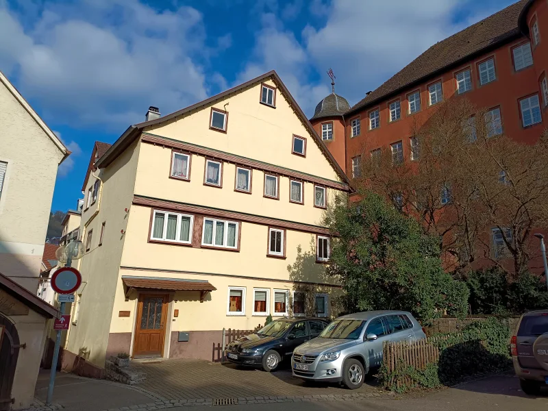 Au?enansicht - Haus kaufen in Künzelsau - Fachwerkhaus mit viel Platz im Herzen von Künzelsau - Preis auf Anfrage