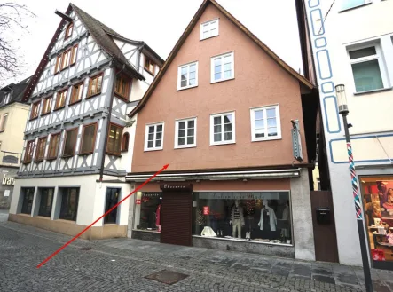 Ansicht S - Haus kaufen in Schwäbisch Gmünd - *** Innenstadt-Lage Wohn- und Geschäftshaus mit Laden- und darüberliegende Wohnflächen ***