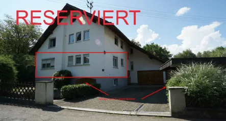 Bild1 - Wohnung kaufen in Böbingen an der Rems - *** Sofort beziehbare 2-Zi. EG-Wohnung in 3 Familienhaus im Grünen ***