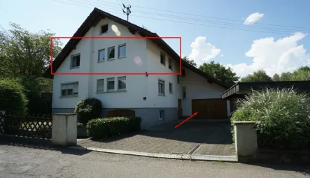 Ansicht - Wohnung kaufen in Böbingen an der Rems - *** 3-Zi. DG-Wohnung in 3 Familienhaus im Grünen ***