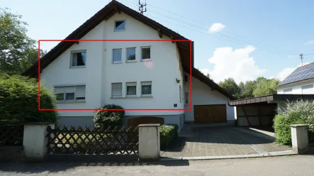 Ansicht Option Whg. 1 und 3 - Wohnung kaufen in Böbingen an der Rems - *** Option 5-Zi.-Maisonette EG-DG in 3 Familienhaus im Grünen ***