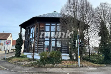 Ansicht - Haus kaufen in Illerkirchberg - Markantes Atelierhaus in attraktiver Lage!