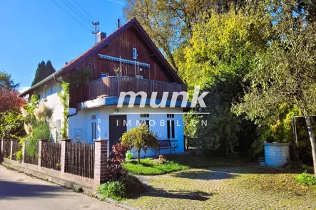 Vorderansicht - Haus kaufen in Ulm - Viel Platz in idyllischer Lage!